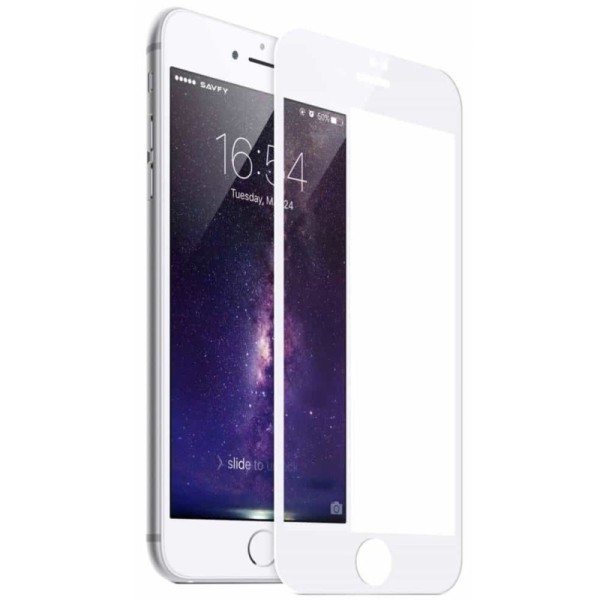 „Mocolo“ 9H Tempered Glass apsauginis ekrano stiklas 0.3 mm - baltas (iPhone 6 / 7 / 8)