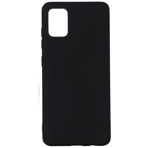 „Shell“ kieto silikono (TPU) dėklas - juodas (Galaxy A71)