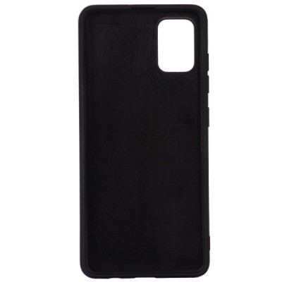 Samsung Galaxy A71 (A715F) Shell kieto silikono TPU juodas dėklas - nugarėlė | Priedai.lt
