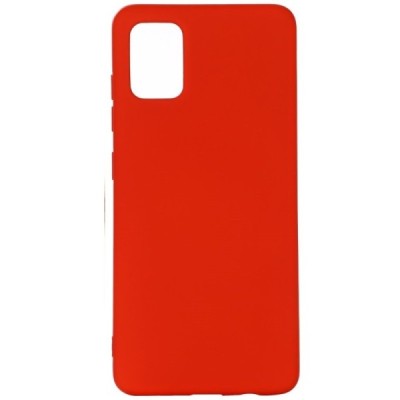 Samsung Galaxy A71 (A715F) Shell kieto silikono TPU raudonas dėklas - nugarėlė | Priedai.lt