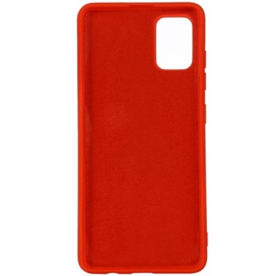 Samsung Galaxy A71 (A715F) Shell kieto silikono TPU raudonas dėklas - nugarėlė | Priedai.lt