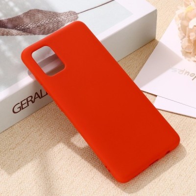 Samsung Galaxy A71 (A715F) Shell kieto silikono TPU raudonas dėklas - nugarėlė | Priedai.lt