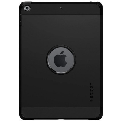Apple iPad 10.2 (2019) Spigen Tough Armor sustiprintos apsaugos dėklas - juodas - nugarėlė | Priedai.lt