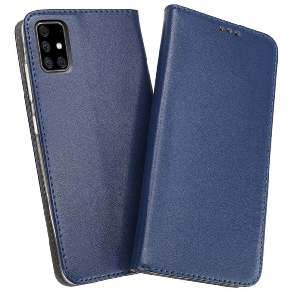 „Shell“ Skin atverčiamas dėklas - mėlynas (Galaxy A51)