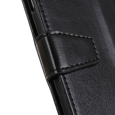 Samsung Galaxy XCover Pro (G715) atverčiamas juodas odinis dėklas, knygutė - piniginė | Priedai.lt