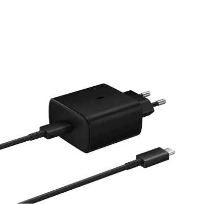 Originalus „Samsung“ Super Fast Charging 45W EP-TA845 įkroviklis su Type-C laidu 5A - juodas | Priedai.lt