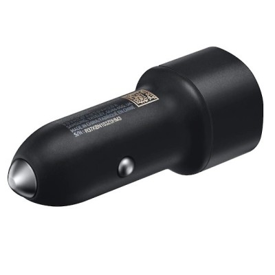 Originalus Samsung Dual Fast Charge EP-L1100 automobilinis įkroviklis juodas | Priedai.LT