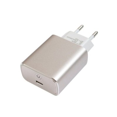 „Google“ Fast Charge CA-29 kelioninis (sieninis, buitinis) įkroviklis (18W, 3A, Europa) - auksinis, baltas | Priedai.lt