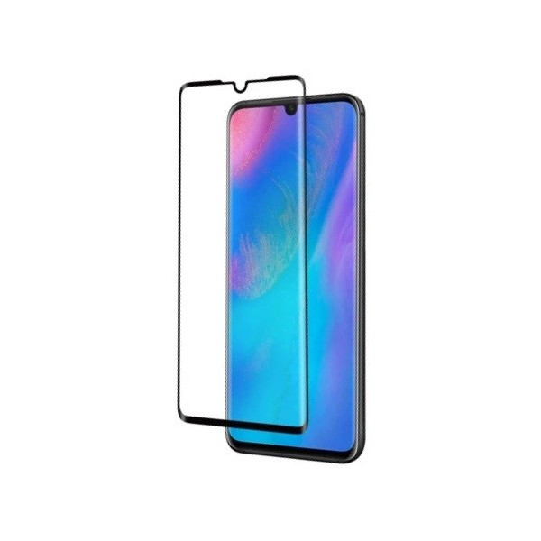 „Premium“ Tempered Glass pilnai dengiantis apsauginis ekrano stiklas 0.2 mm - juodas (P30)