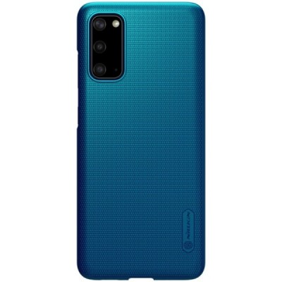 Samsung Galaxy S20 Nillkin Frosted Shield mėlynas plastikinis dėklas, nugarėlė | Priedai.lt