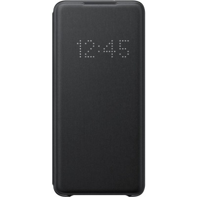 Samsung Galaxy S20 Ultra (G988) originalus Smart Led View Cover atverčiamas juodas dėklas - knygutė | Priedai.lt