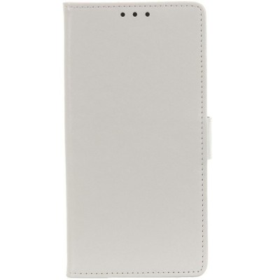 Samsung Galaxy XCover Pro (G715) atverčiamas baltas odinis dėklas, knygutė - piniginė | Priedai.lt