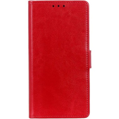 Samsung Galaxy XCover Pro (G715) atverčiamas raudonas odinis dėklas, knygutė - piniginė | Priedai.lt