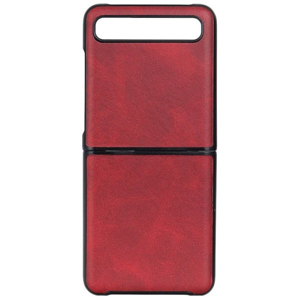 „Slim Leather“ dėklas - raudonas (Galaxy Z Flip)