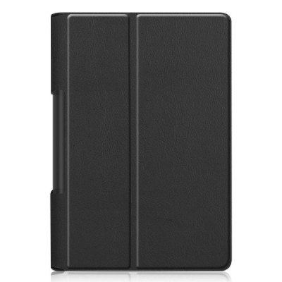 Lenovo Yoga Smart Tab 10.1 (YT-X705F, YT-X705L) atverčiamas juodas odinis dėklas - knygutė | Priedai.lt
