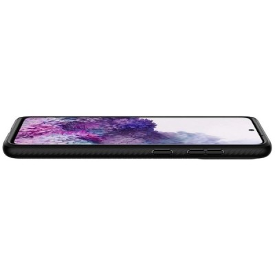 Samsung Galaxy S20 (G980) Spigen Liquid Air juodas kieto silikono dėklas - nugarėlė | Priedai.lt