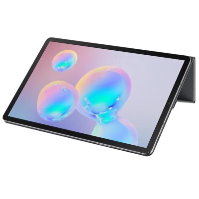 Originalus Samsung Galaxy Tab S6 10.5 (T865, T860) Book Cover EF-BT860 atverčiamas juodas odinis dėklas | Priedai.lt