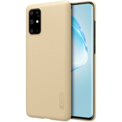 Samsung Galaxy S20+ Plus (G985) Nillkin Frosted Shield auksinis plastikinis dėklas, nugarėlė | Priedai.lt
