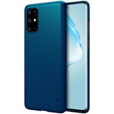Samsung Galaxy S20+ Plus (G985) Nillkin Frosted Shield mėlynas plastikinis dėklas, nugarėlė | Priedai.lt