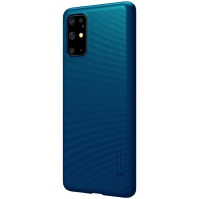 Samsung Galaxy S20+ Plus (G985) Nillkin Frosted Shield mėlynas plastikinis dėklas, nugarėlė | Priedai.lt