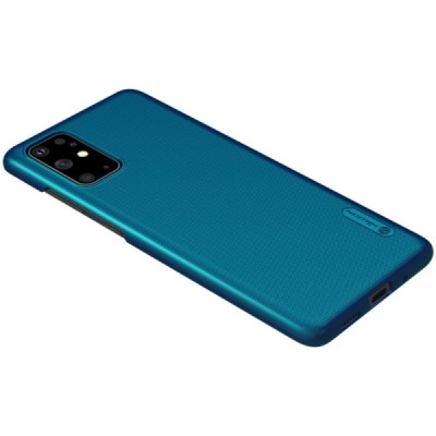 Samsung Galaxy S20+ Plus (G985) Nillkin Frosted Shield mėlynas plastikinis dėklas, nugarėlė | Priedai.lt