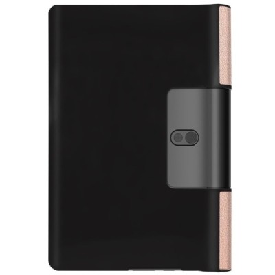 Lenovo Yoga Smart Tab 10.1 (YT-X705F, YT-X705L) atverčiamas auksinis odinis dėklas - knygutė | Priedai.lt