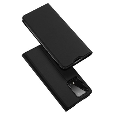 Samsung Galaxy S20 Ultra (G988) Dux Ducis Skin serijos juodas odinis atverčiamas dėklas - knygutė | Priedai.lt