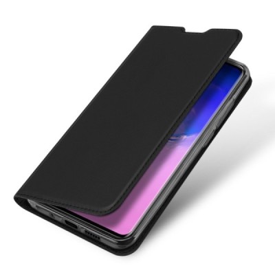 Samsung Galaxy S20 Ultra (G988) Dux Ducis Skin serijos juodas odinis atverčiamas dėklas - knygutė | Priedai.lt