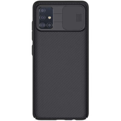 Samsung Galaxy A51 (A515) Nillkin CamShield juodas dėklas, nugarėlė su kameros apsauga | Priedai.lt