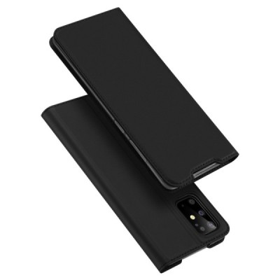 Samsung Galaxy S20+ Plus (G985) Dux Ducis Skin serijos juodas odinis atverčiamas dėklas - knygutė | Priedai.lt