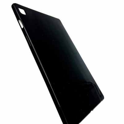 Samsung Galaxy Tab A 10.1 2019 (T515, T510) kieto silikono TPU juodas dėklas - nugarėlė / Priedai.lt