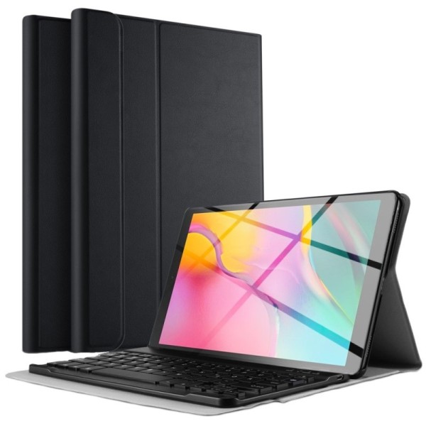 Atverčiamas dėklas su klaviatūra - juodas (Galaxy Tab A 10.1 2019)