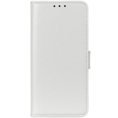 LG K40S (LM-X430) atverčiamas baltas odinis dėklas, knygutė - piniginė | Priedai.lt