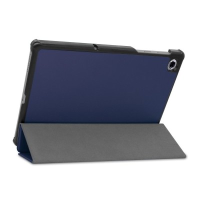 Lenovo Tab M10 Plus 10.3" (X606F) atverčiamas mėlynas odinis dėklas (sulankstomas) | Priedai.lt