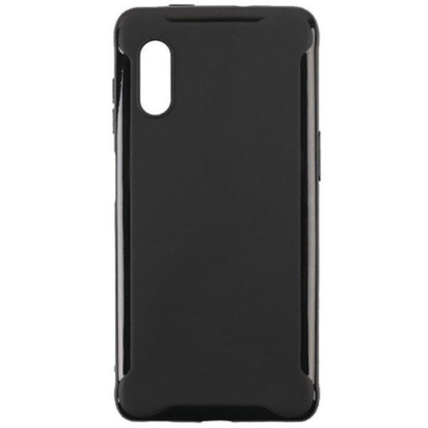 „Glossy“ kieto silikono (TPU) dėklas - juodas (Galaxy XCover Pro)