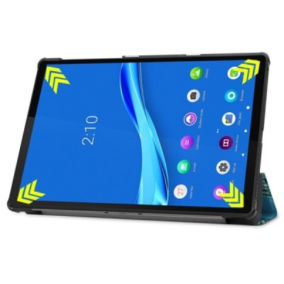 Lenovo Tab M10 Plus 10.3" (TB-X606F) atverčiamas spalvotas „Sakura“ odinis dėklas - knygutė / Priedai.lt