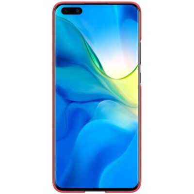 Huawei P40 Pro Nillkin Frosted Shield raudonas plastikinis dėklas, nugarėlė | Priedai.lt