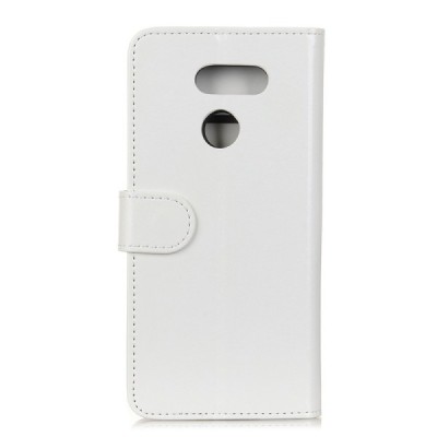 LG K50S (LM-X540) atverčiamas baltas odinis dėklas, knygutė - piniginė | Priedai.lt