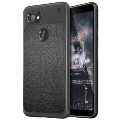 Google Pixel 2 XL Gentry kieto silikono TPU juodas dėklas - nugarėlė | Priedai.lt