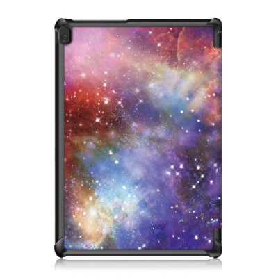 Lenovo Tab M10 10.1" (TB-X605F, X605L, X505F, X505L) atverčiamas „Cosmo“ spalvotas dėklas - knygutė | Priedai.lt