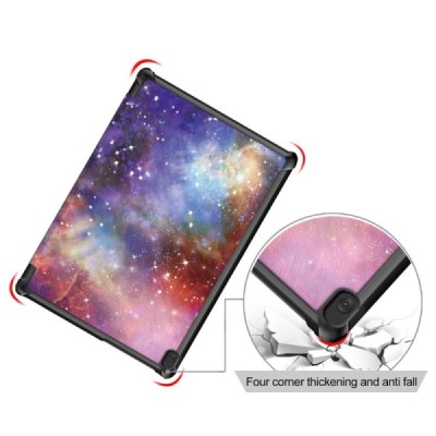 Lenovo Tab M10 10.1" (TB-X605F, X605L, X505F, X505L) atverčiamas „Cosmo“ spalvotas dėklas - knygutė | Priedai.lt