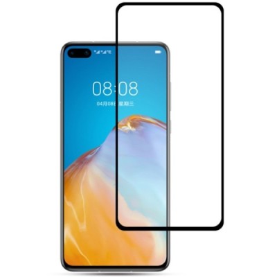 Huawei P40 „Mocolo“ 9H Tempered Glass sustiprintos apsaugos juodas pilnai dengiantis apsauginis ekrano stiklas | Priedai.lt