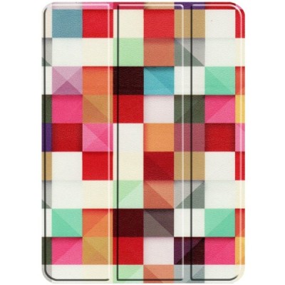 Apple iPad Pro 11 (2021 / 2020 / 2018) atverčiamas spalvotas „Cubes“ dėklas - knygutė | Priedai.lt