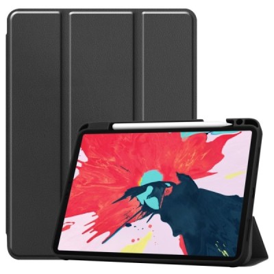 „Stylus“ atverčiamas dėklas - juodas (iPad Pro 11" 2018 - 2022 / Air 10.9" 2020 / 2022 / Air 11" 2024 - 2026)