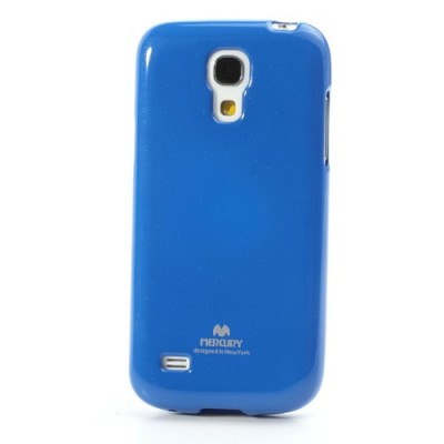 Mercury mėlynas Samsung Galaxy S4 mini TPU kieto silikono dėklas (nugarėlė) / Priedai.lt