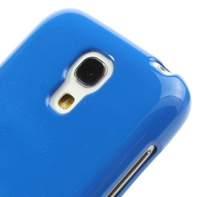 Mercury mėlynas Samsung Galaxy S4 mini TPU kieto silikono dėklas (nugarėlė) / Priedai.lt
