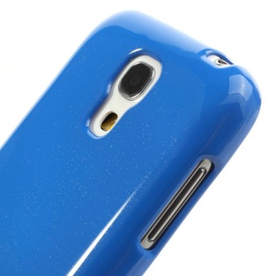 Mercury mėlynas Samsung Galaxy S4 mini TPU kieto silikono dėklas (nugarėlė) / Priedai.lt
