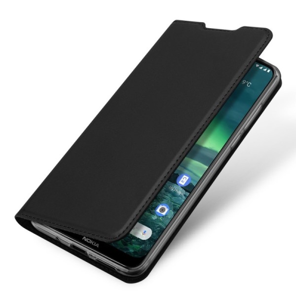 „Dux Ducis“ Skin atverčiamas dėklas - juodas (Nokia 2.3)
