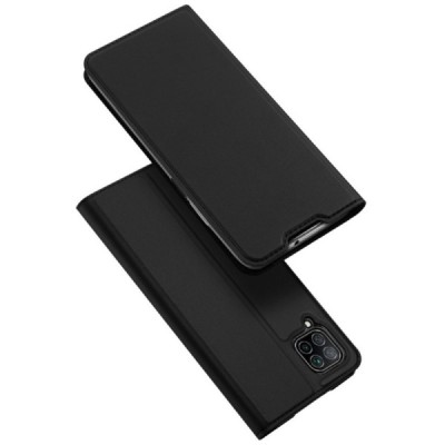 „Dux Ducis“ Skin serijos Huawei P40 Lite juodas odinis atverčiamas dėklas / Priedai.lt