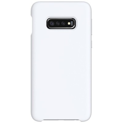 Samsung Galaxy S10e „Shell“ kieto silikono TPU baltas dėklas - nugarėlė | Priedai.lt